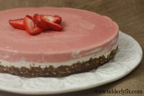 Raw Strawberry Mango Cheesecake